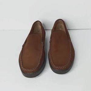 Barney New York - Brown Suede Slip On Loafer+ Men's 9